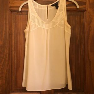 WHBM - Pure Silk Shell - Cream - Size 4